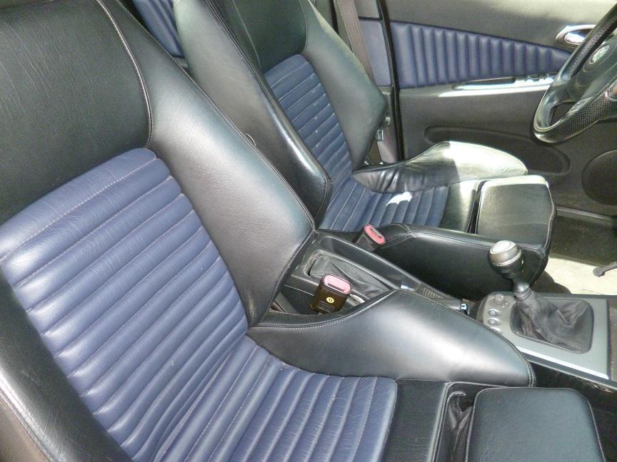 Original Alfa Romeo 156 Gta Sedan Seats Seat Feature Leather Seats Blue Black