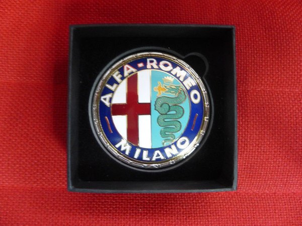 Alfa Romeo 105 type Milano badge 55 mm enameled NEW