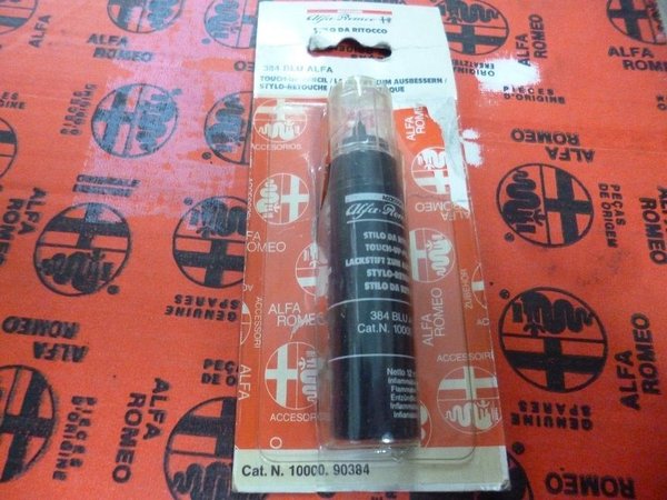 Original Alfa Romeo polish pen no. 10000.90384 Blu Alfa 384 NEW