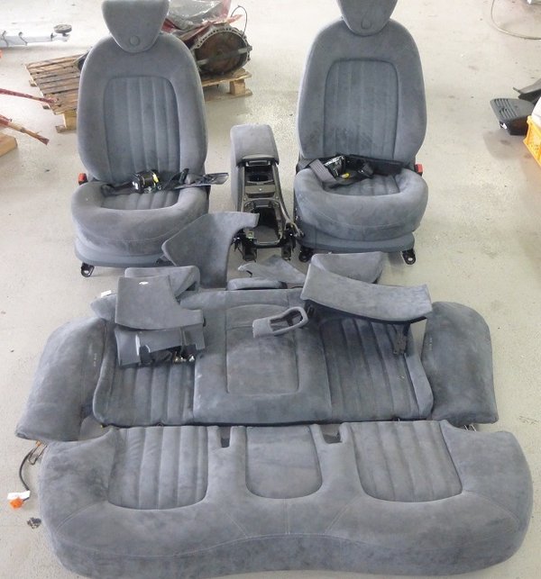 Original Lancia Thesis seat equipment / seats velor gray